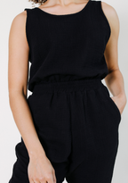Jameela Organic Cotton Jumpsuit - Black