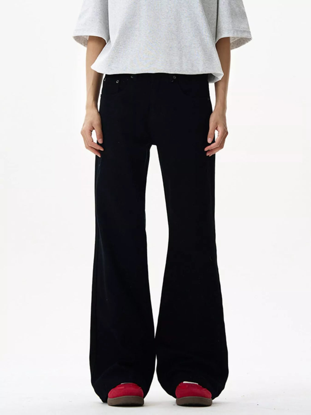 Men's Wide-Leg Pants Black