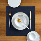 Classic Hemstitch Square Placemats, Set of 4