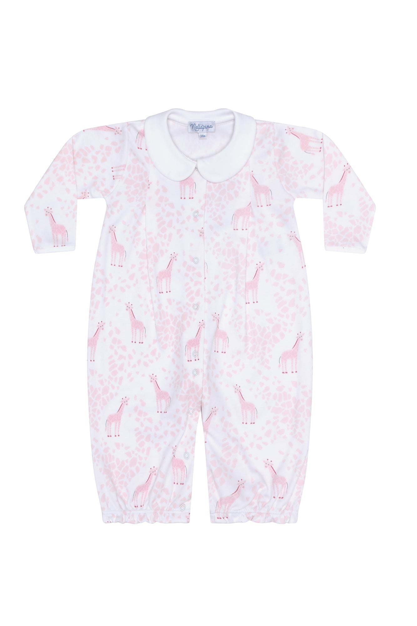 Pink Giraffe Print Converter Gown Pink