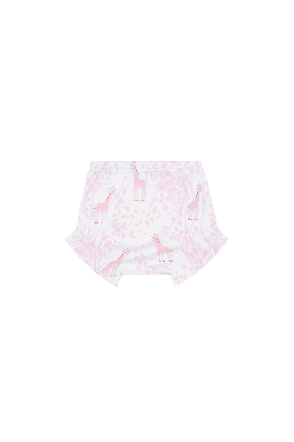 Pink Giraffe Print Diaper Cover Set