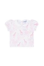 Pink Giraffe Print Diaper Cover Set