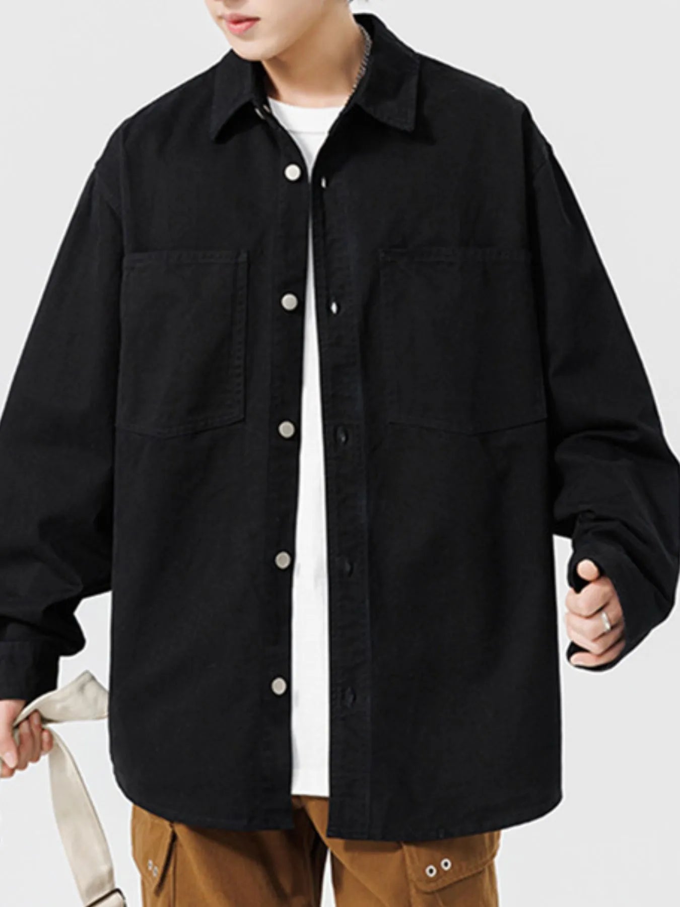 Men's Button Up Long Sleeve Shirt