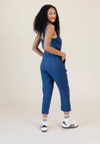 Jameela Organic Cotton Jumpsuit - Deep Sea