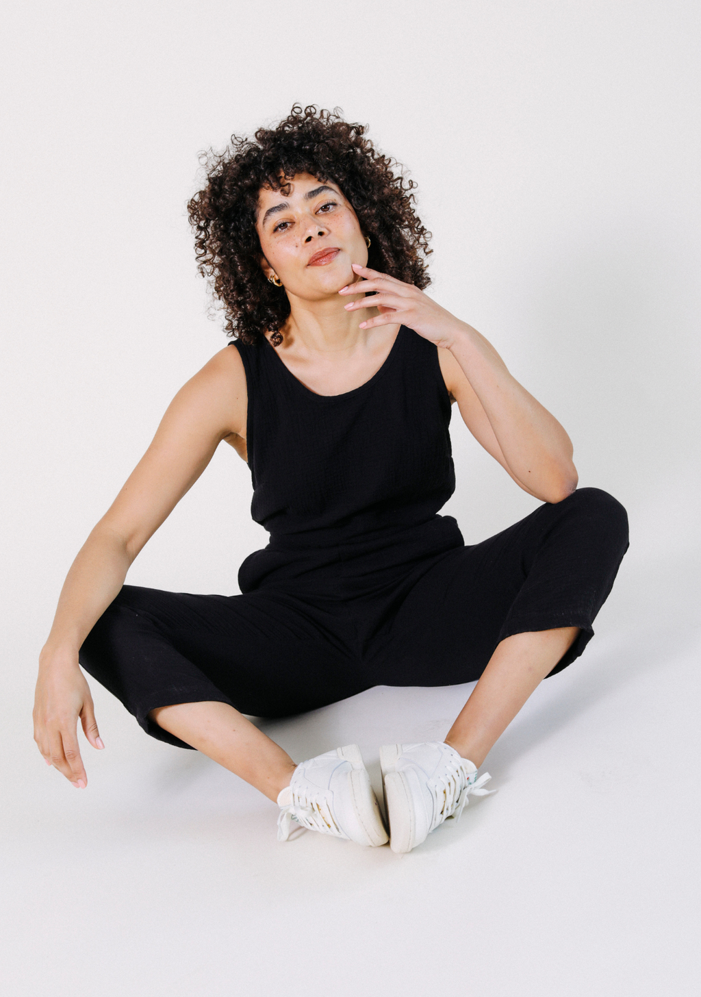 Jameela Organic Cotton Jumpsuit - Black