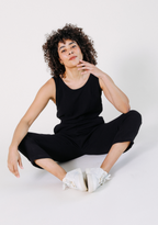Jameela Organic Cotton Jumpsuit - Black