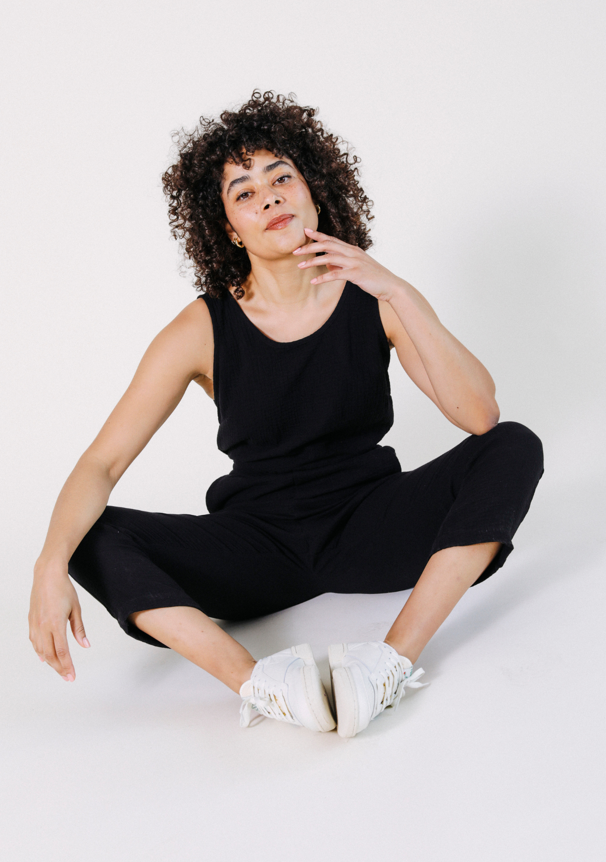 Jameela Organic Cotton Jumpsuit - Black