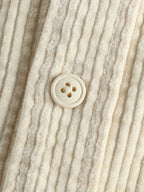 Men's Plus Size Button Up Corduroy Shirt