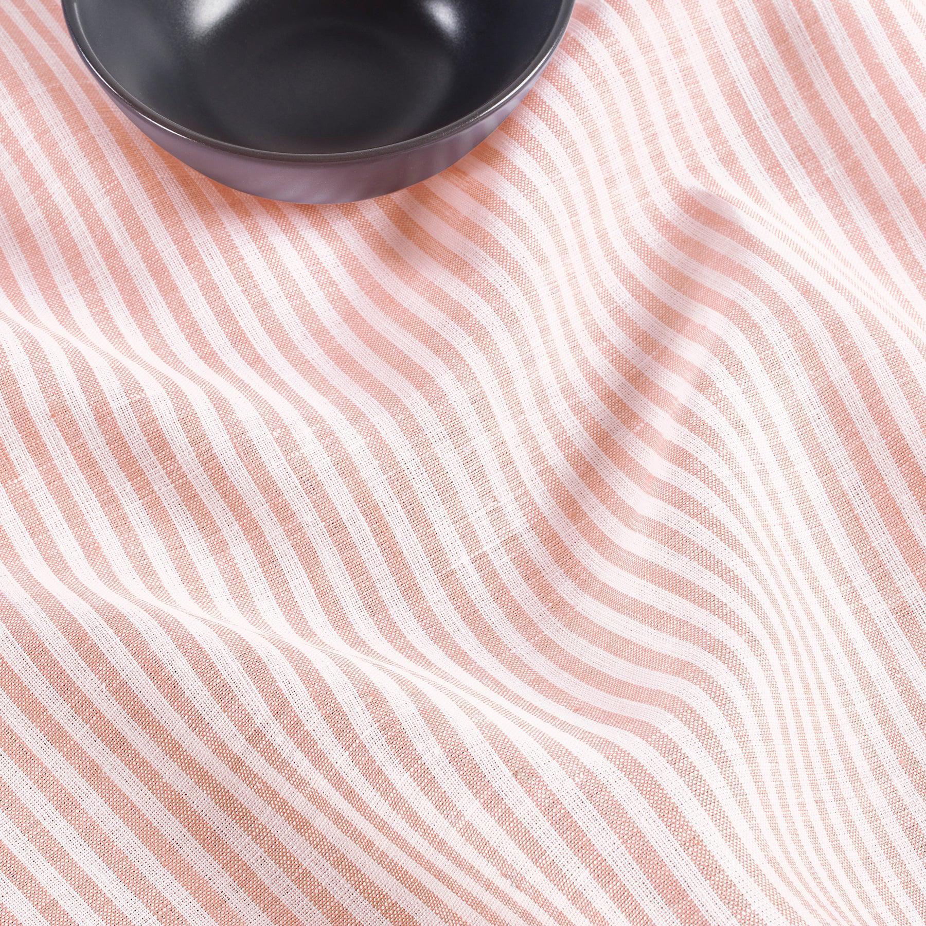 Narrow Stripe Table Throw