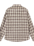 Men's Plaid Button Up Long Sleeve Shirt