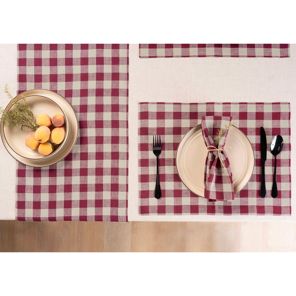 Morgan Check Placemats, Set of 4