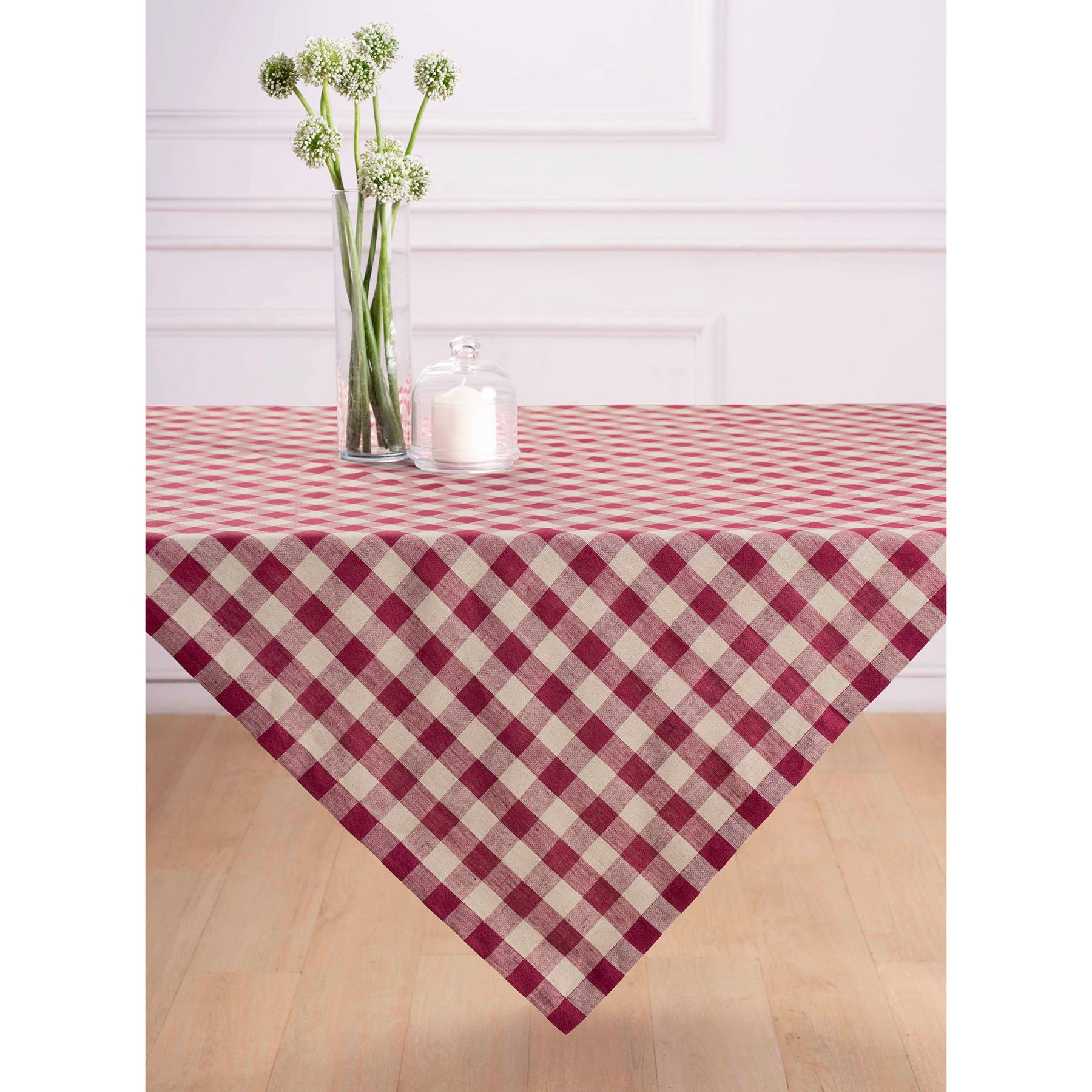 Morgan Check Table Throw