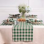Morgan Check Table Runner