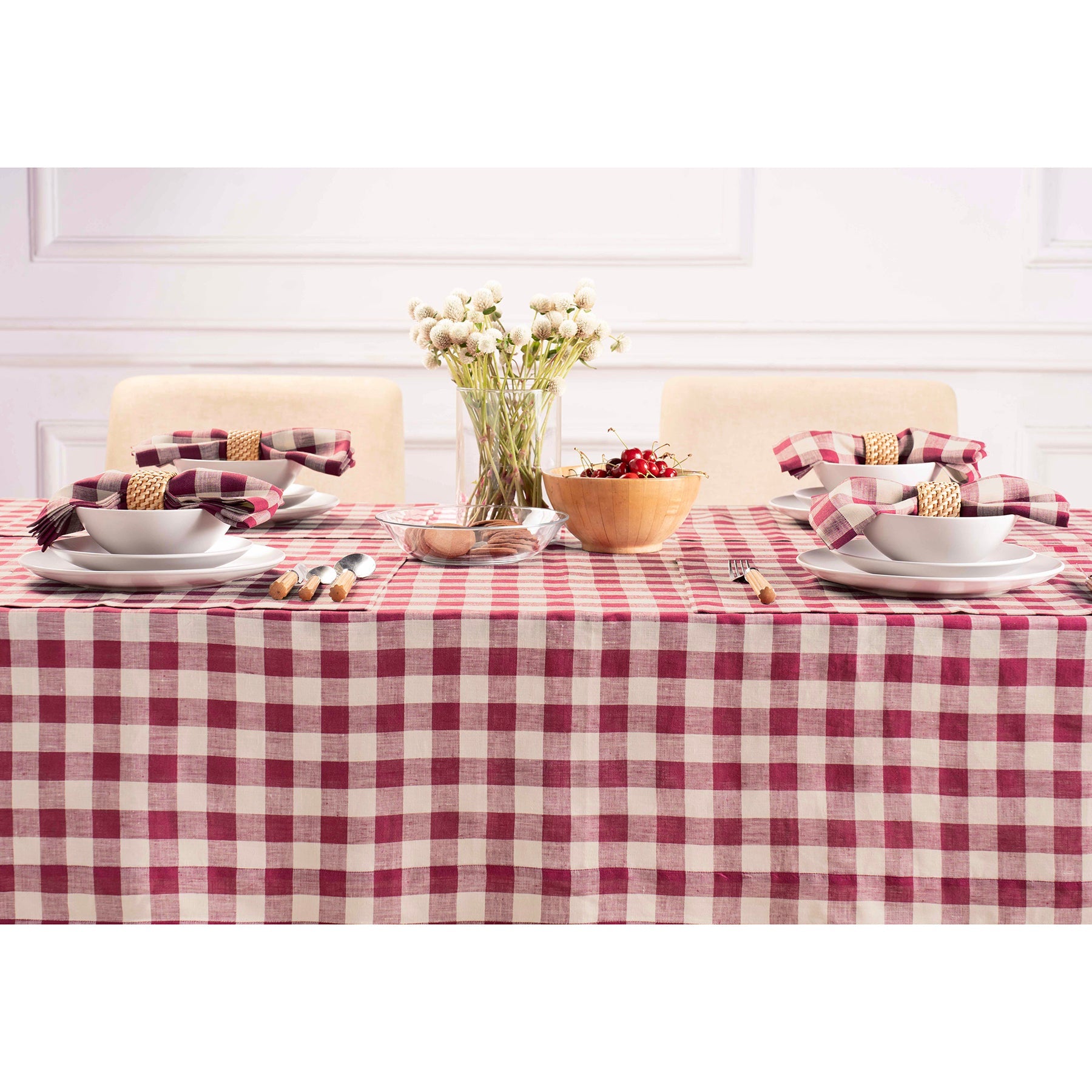 Morgan Check Tablecloth