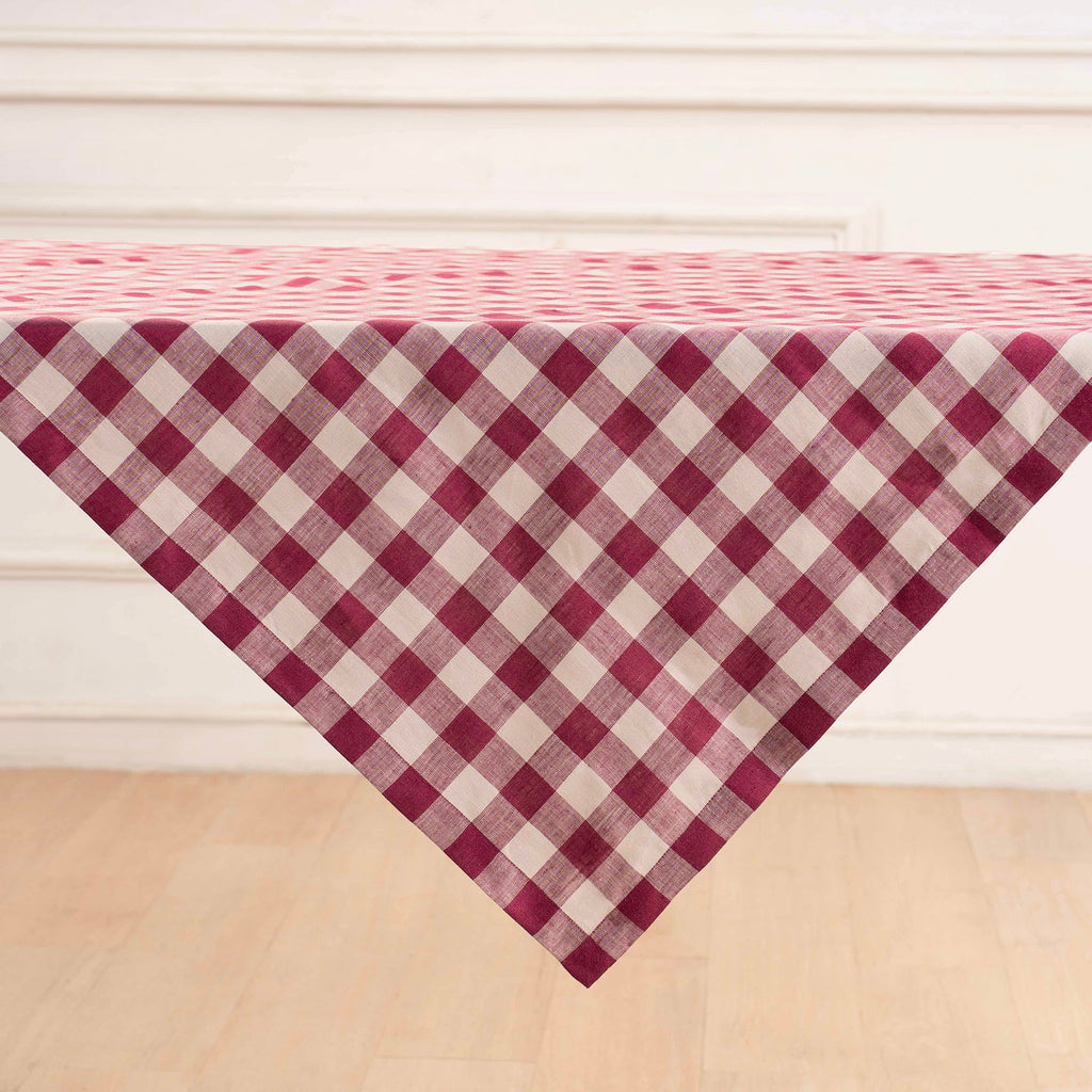 Morgan Check Table Throw