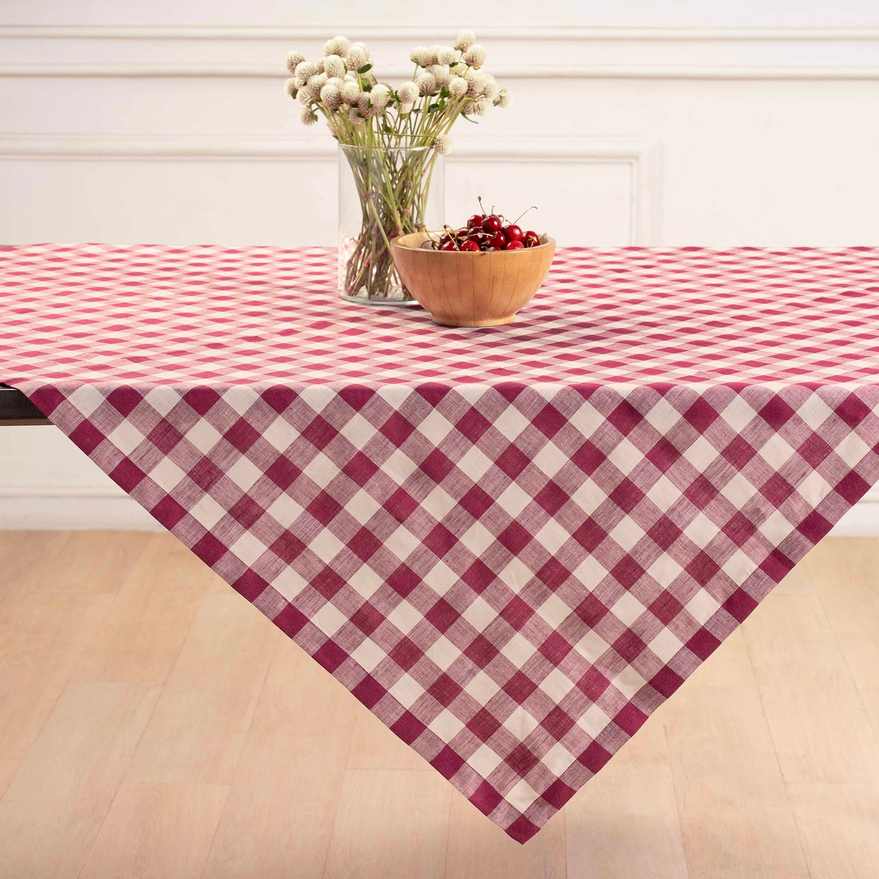 Morgan Check Table Throw