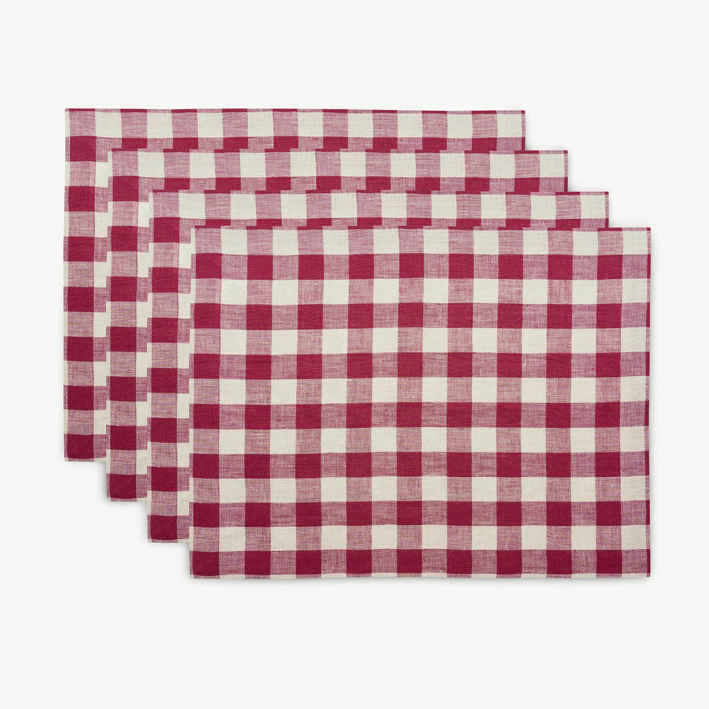 Morgan Check Placemats, Set of 4