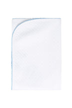 Basket Weave Baby Blanket Blue PT One Size