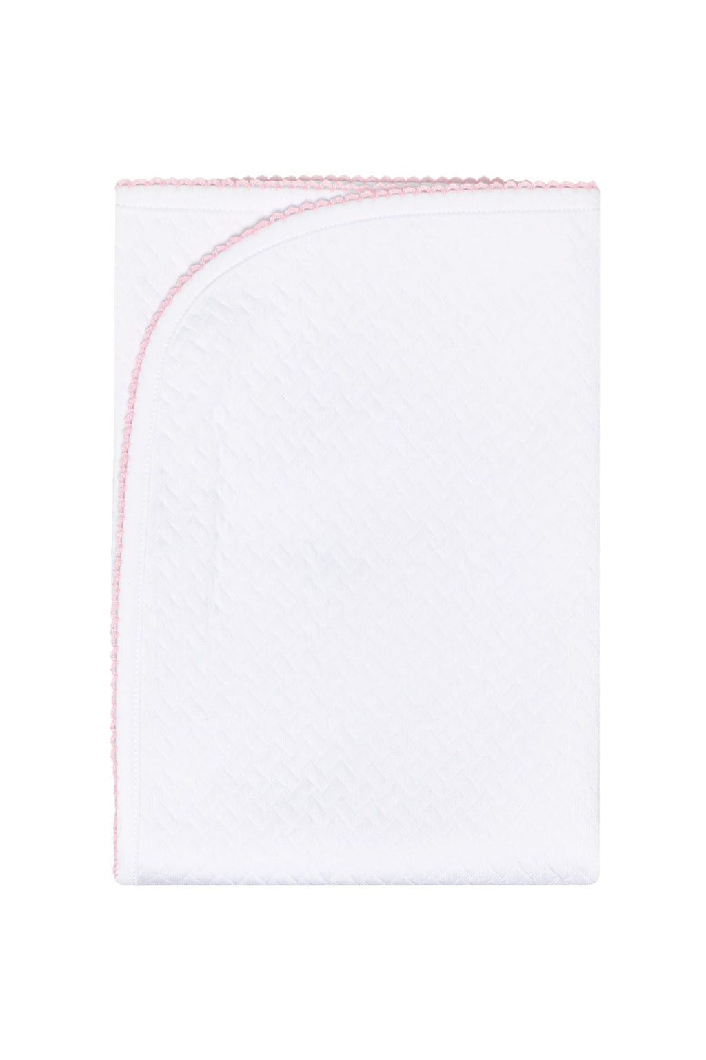 Basket Weave Baby Blanket Pink PT One Size