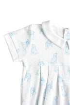 Blue Puppy Love Print Bubble