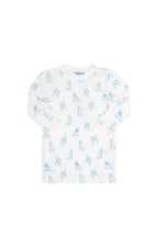 Blue Puppy Love Print Pajamas