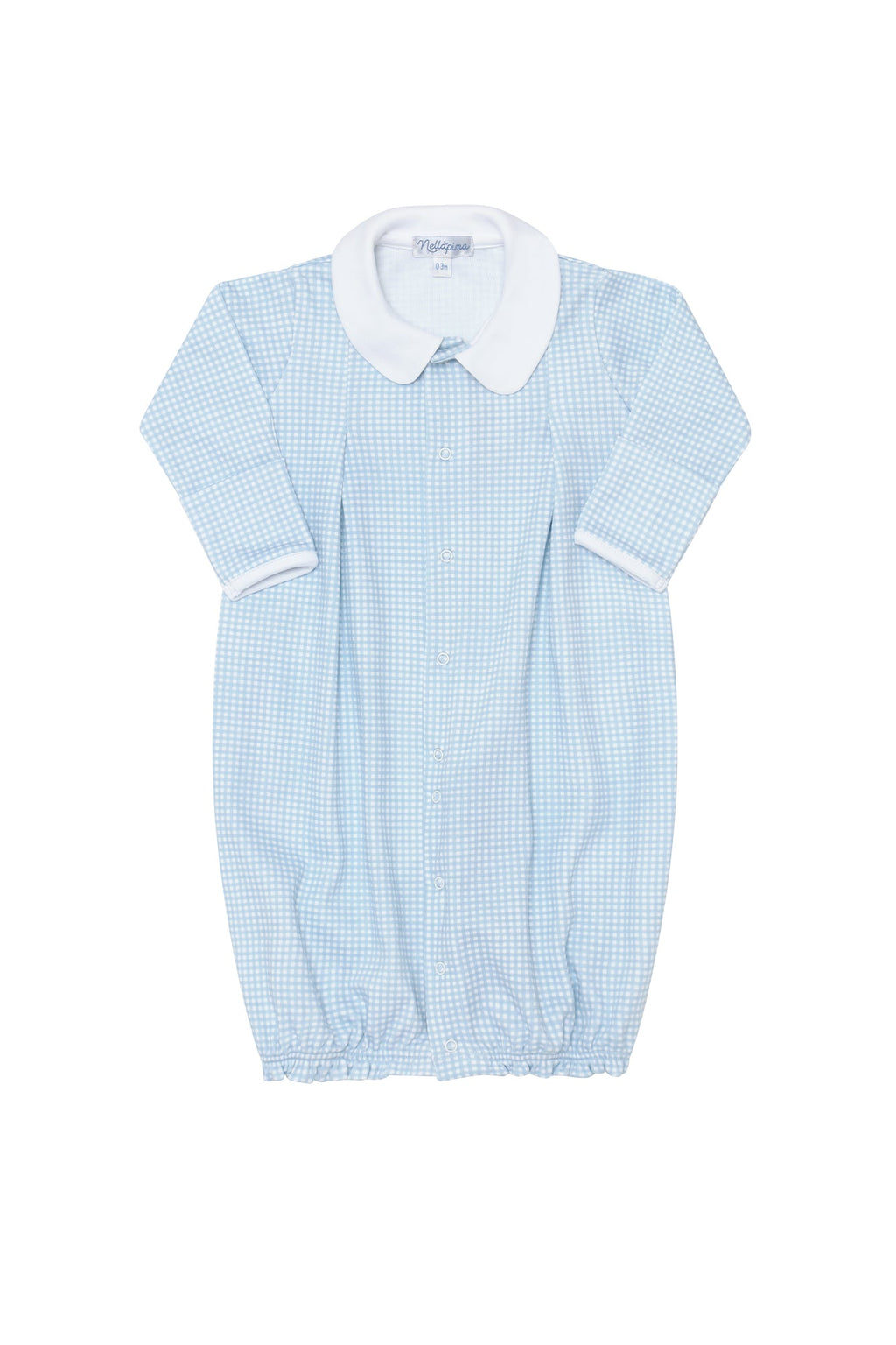 Blue Gingham Converter Gown