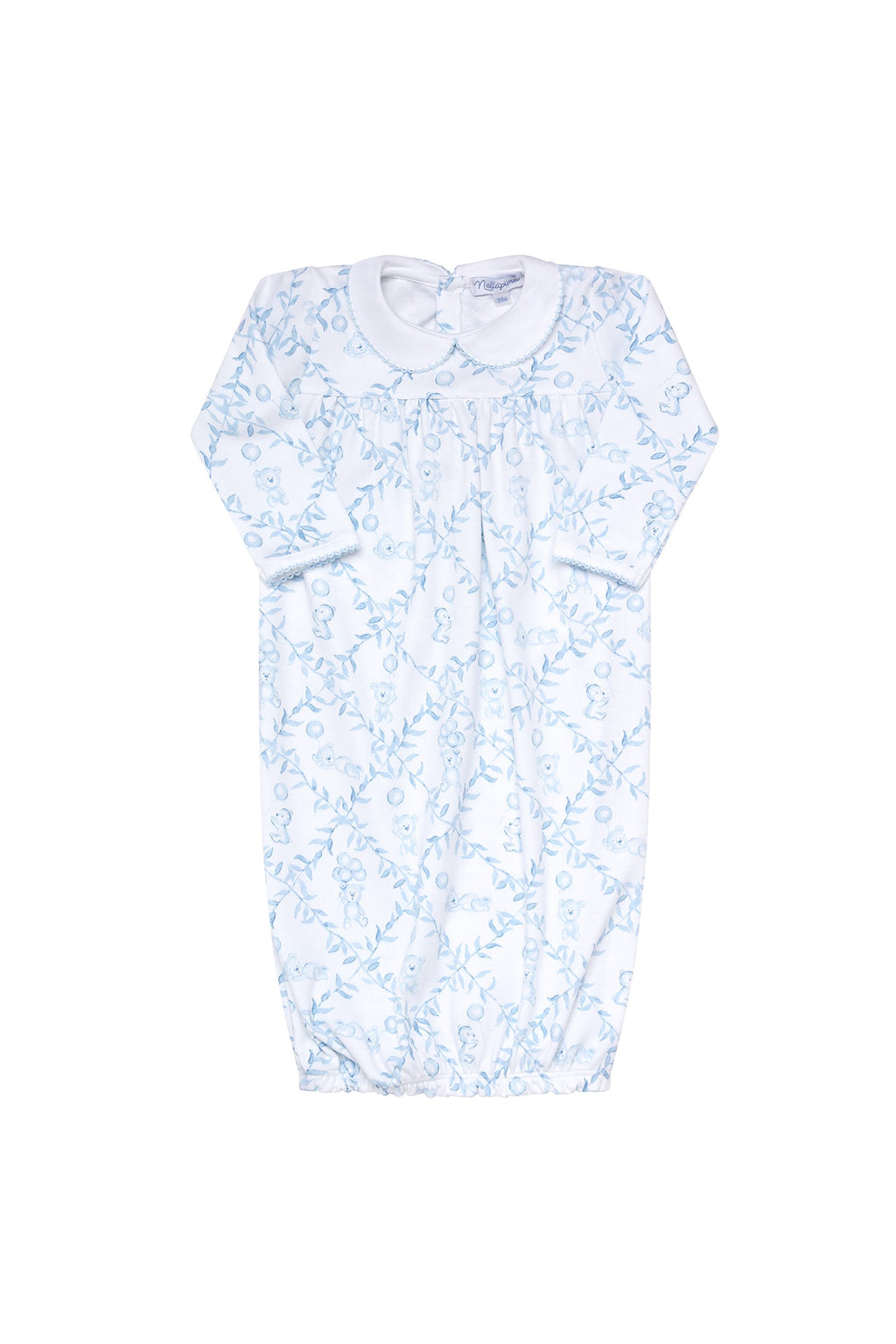 Blue Bears Trellace Baby Gown