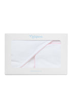 White Bubble Hooded Baby Towel