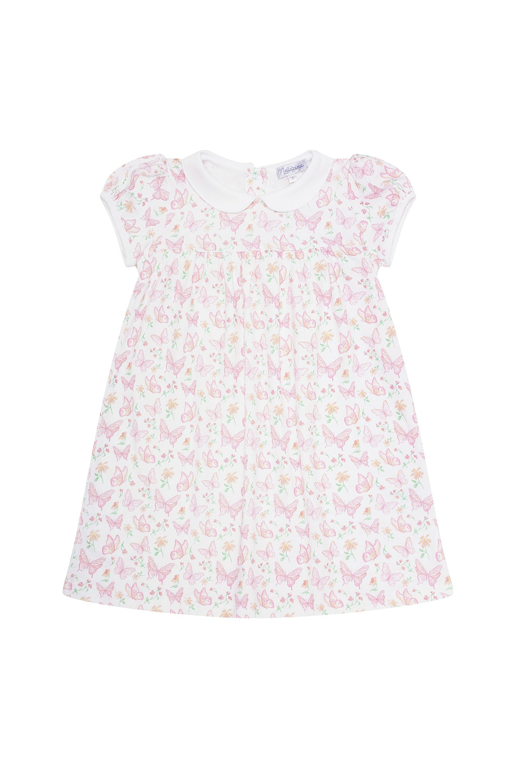 Butterflies Print Playtime Dress Pink