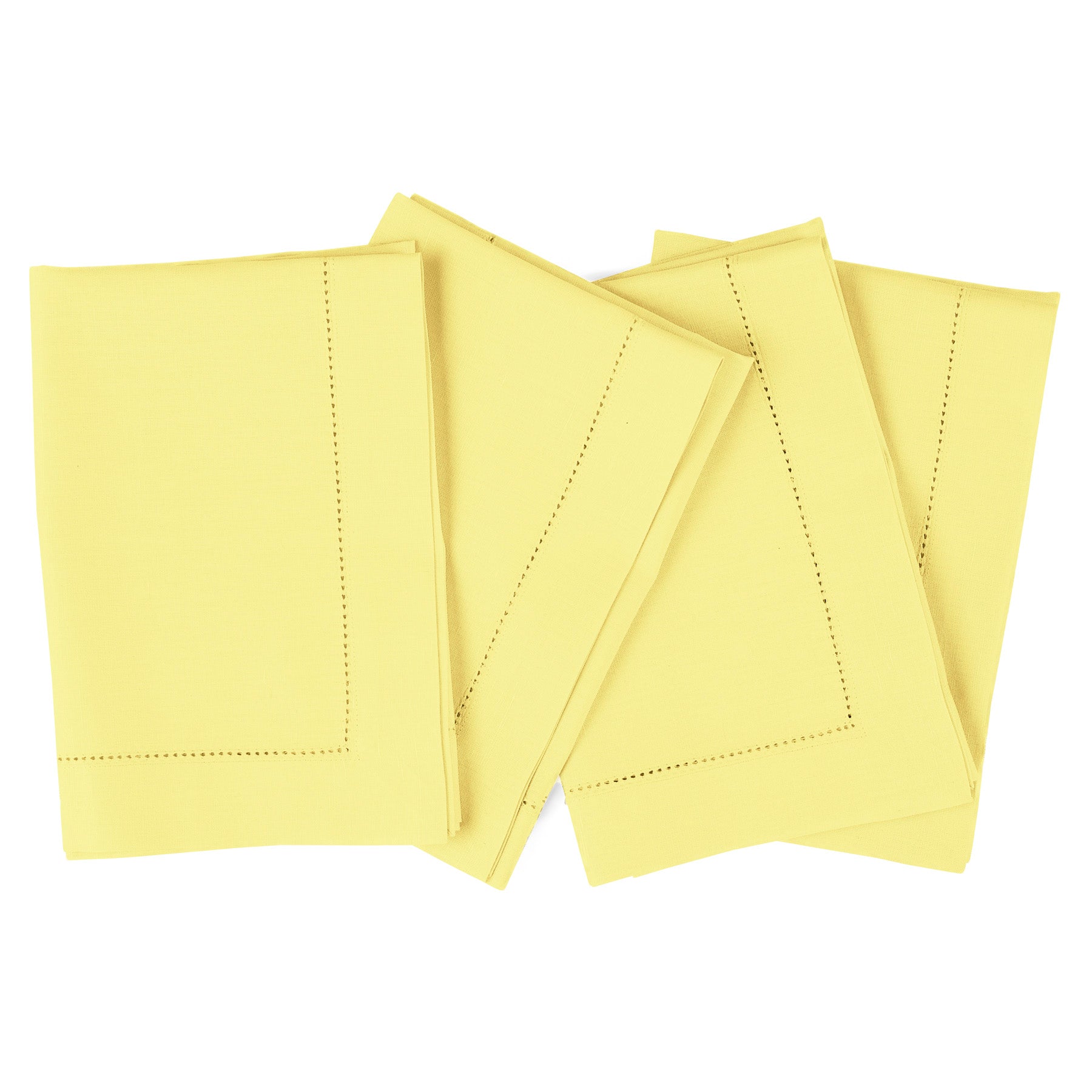 Cotton Linen Hemstitch Napkins