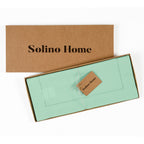 Cotton Linen Hemstitch Table Runner