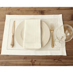 Cotton Linen Hemstitch Placemats