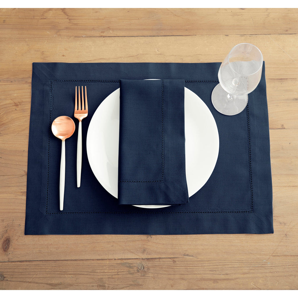 Cotton Linen Hemstitch Napkins