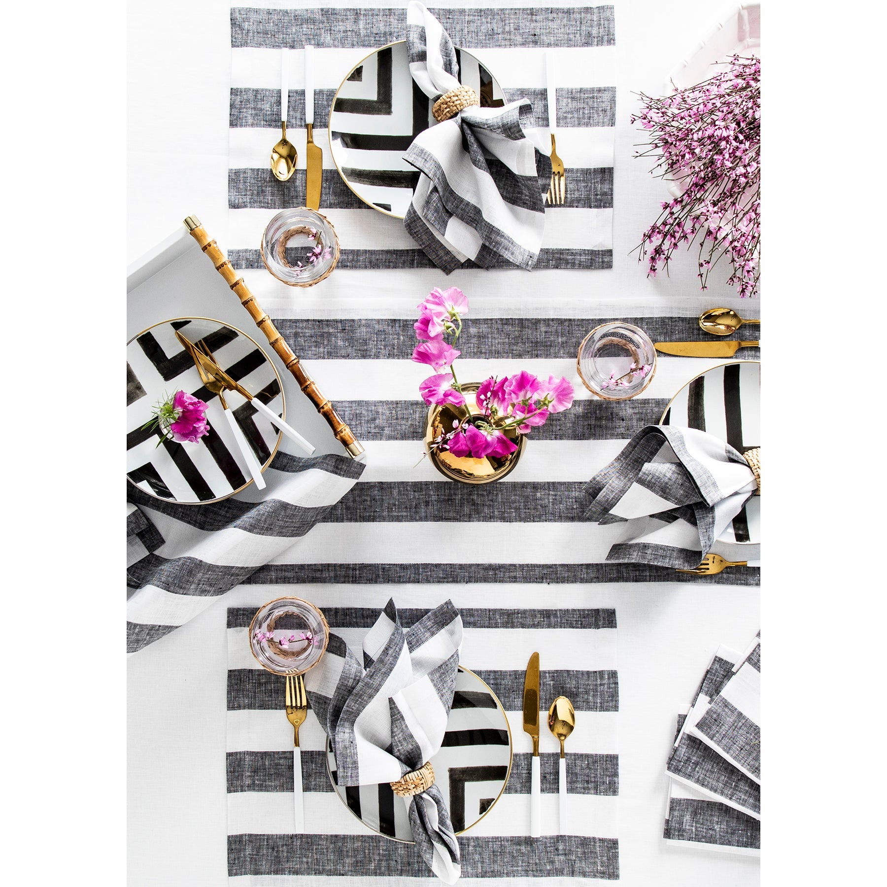 Cabana Stripe Placemats, Set of 4