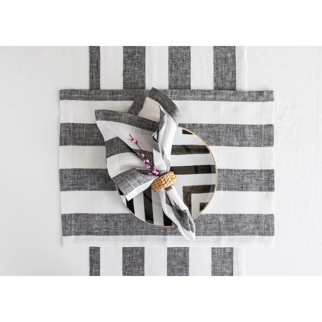 Cabana Stripe Placemats, Set of 4