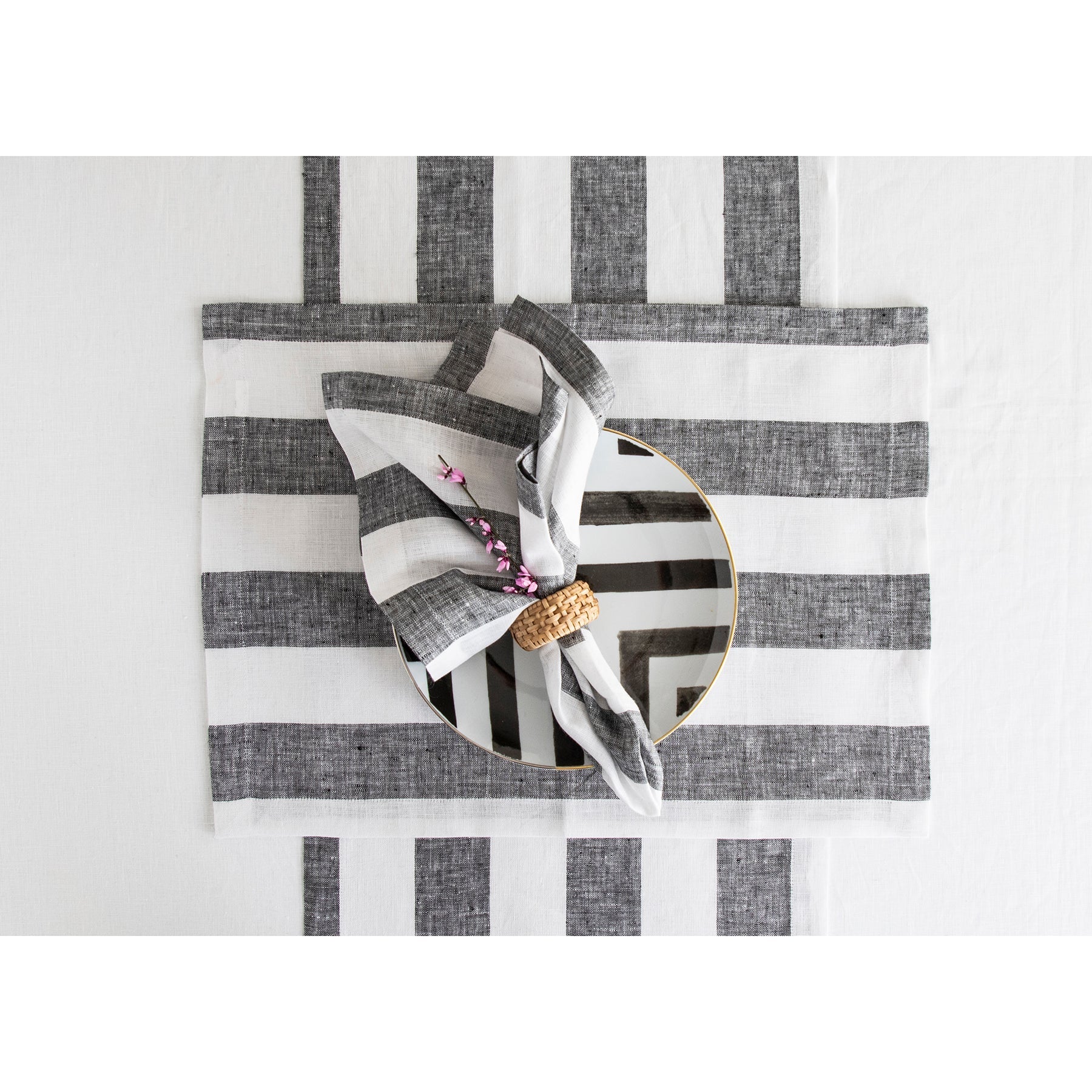 Cabana Stripe Placemats, Set of 4