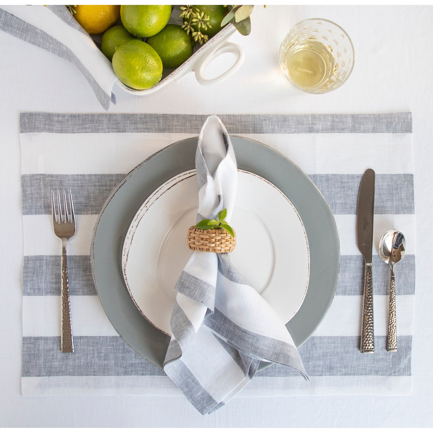 Cabana Stripe Placemats, Set of 4