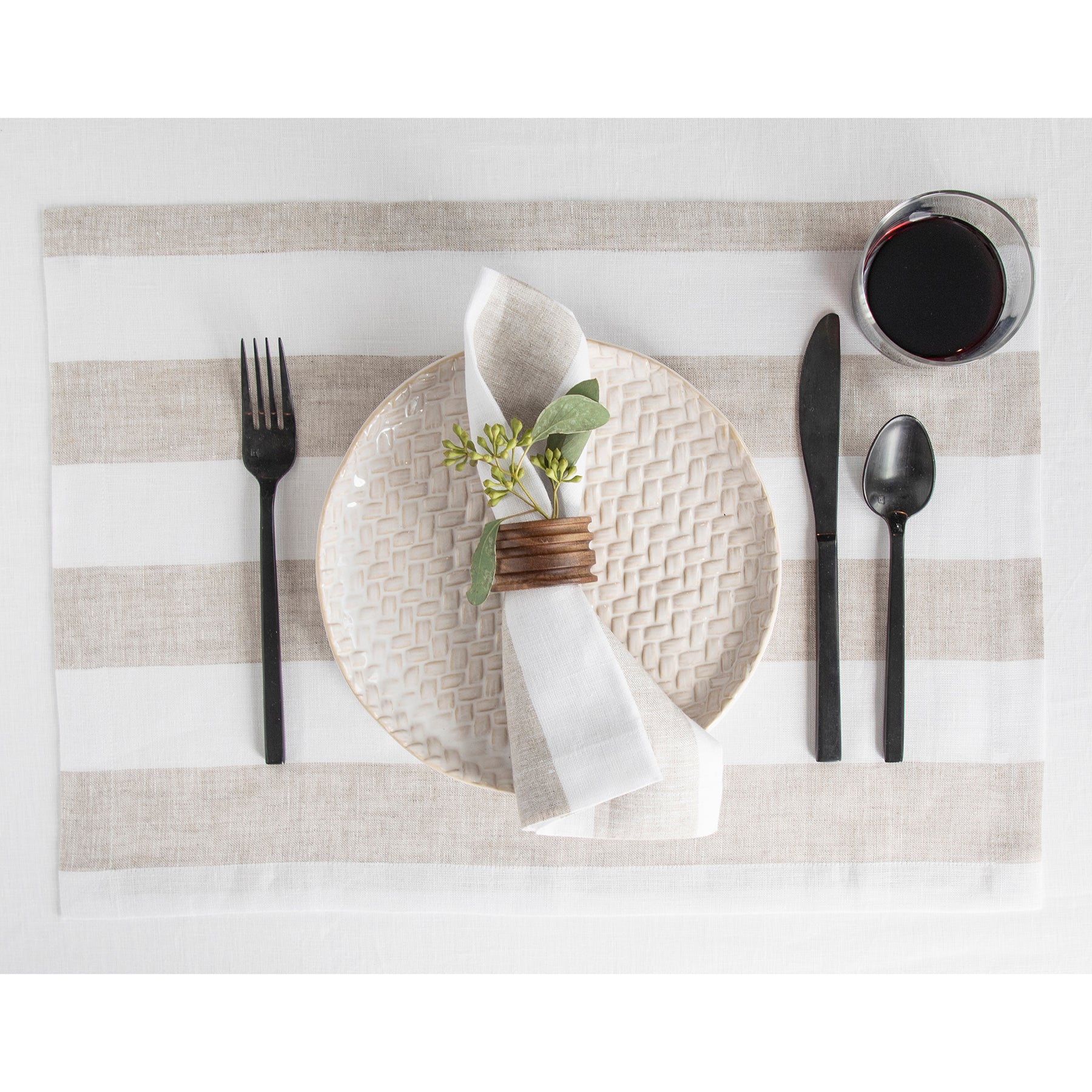Cabana Stripe Placemats, Set of 4