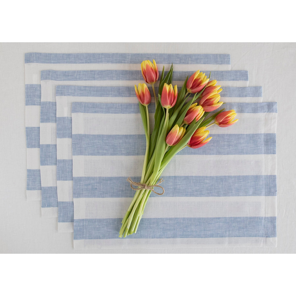 Cabana Stripe Placemats, Set of 4