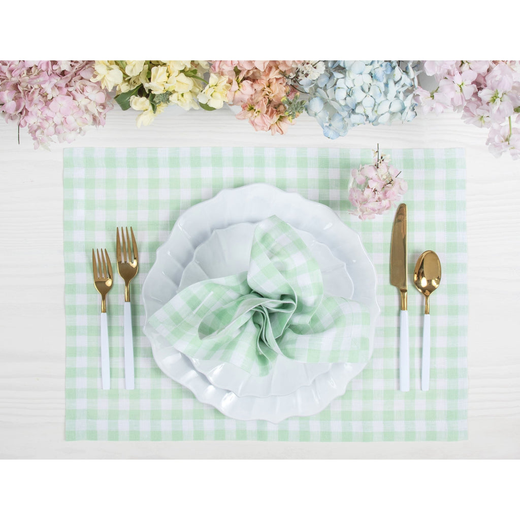 Gingham Placemats, Set of 4