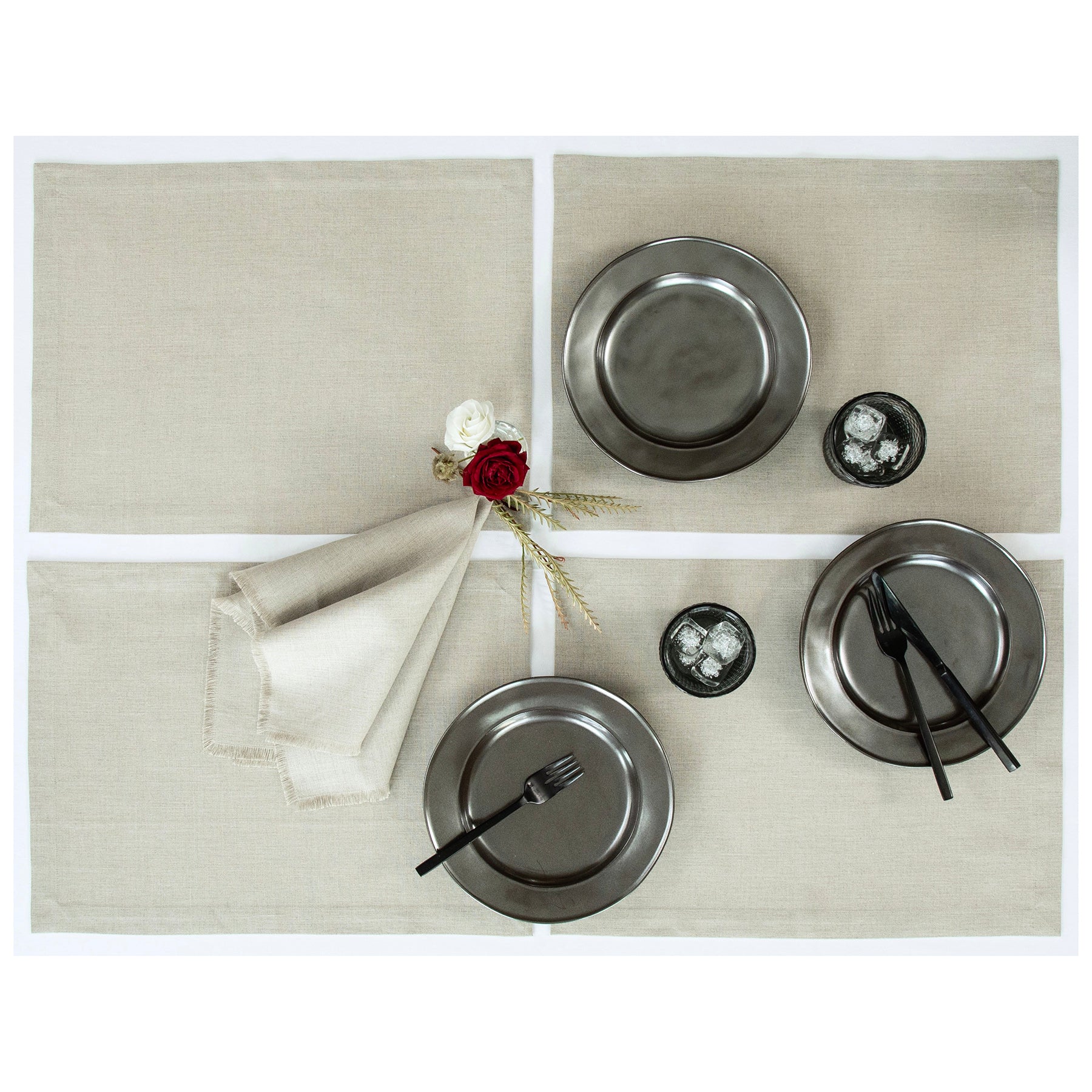 Diana Medium Weight Placemats, Set of 4