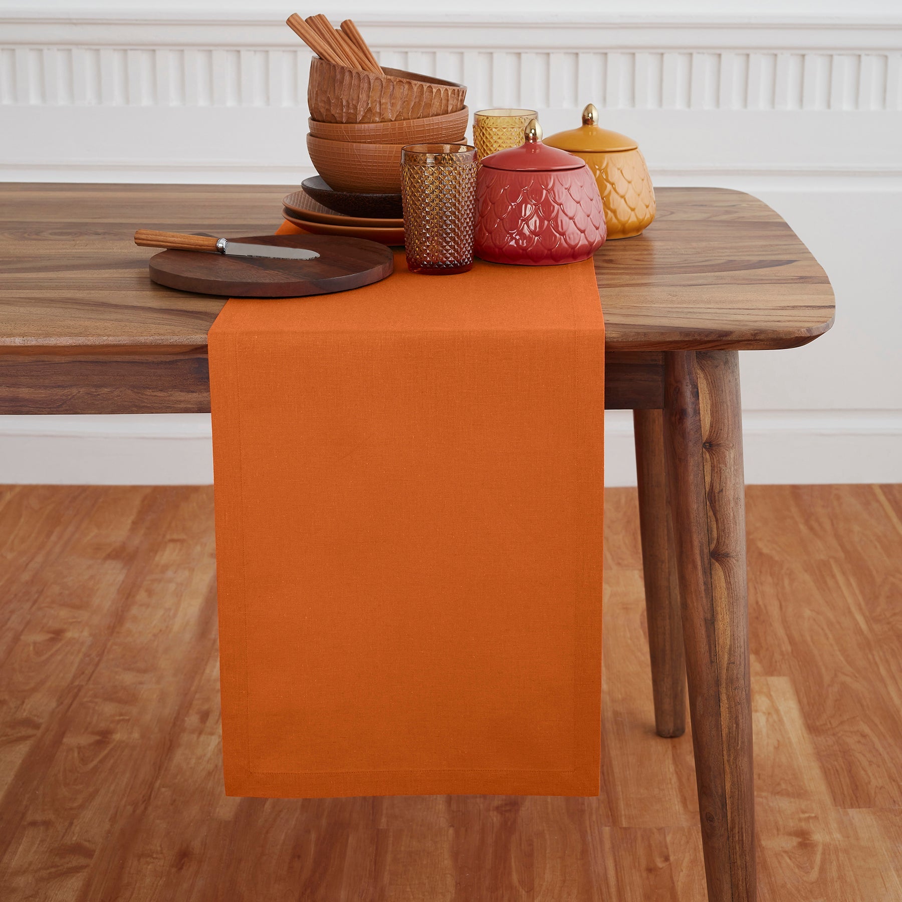 Dru Cotton Linen Table Runner