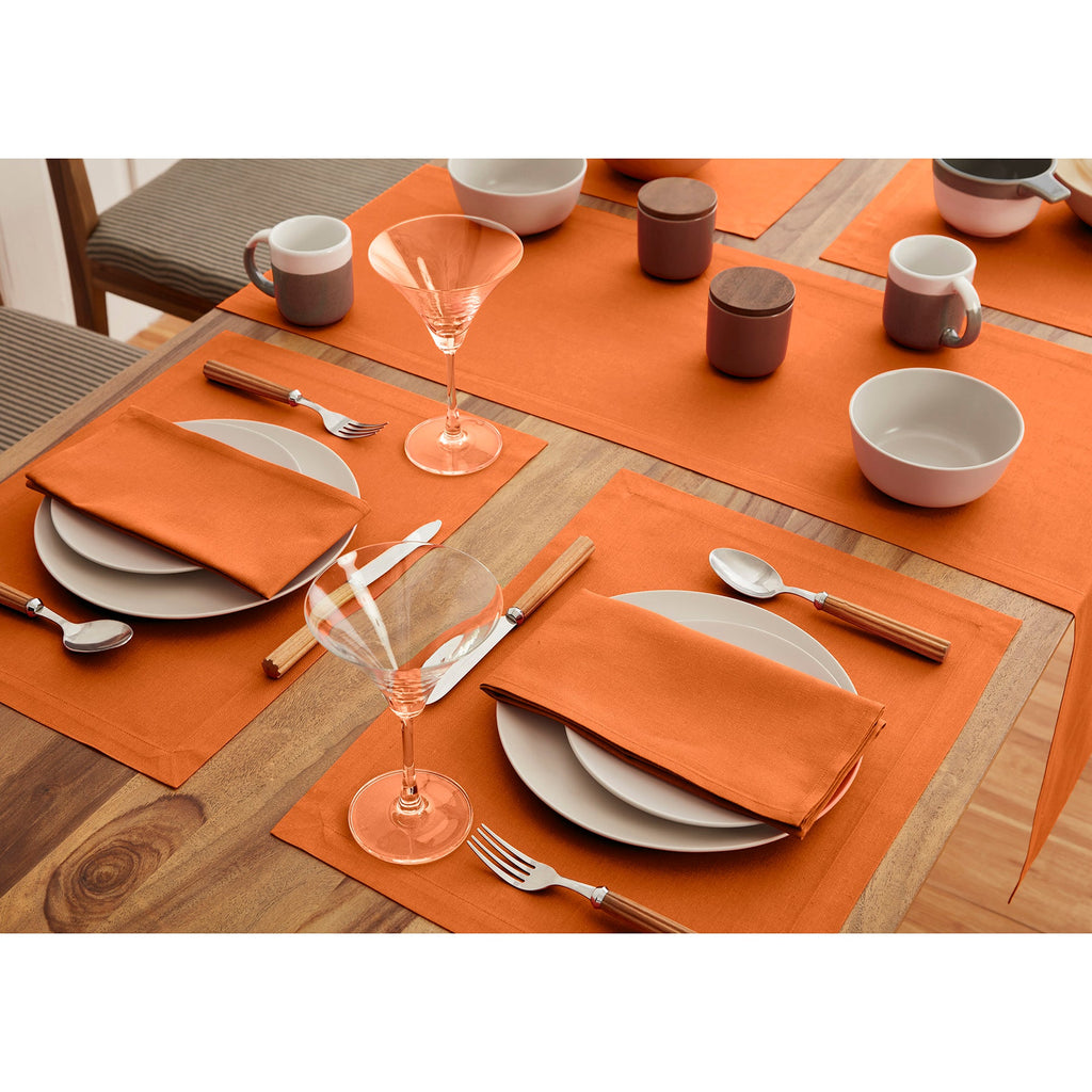 Dru Cotton Linen Table Runner
