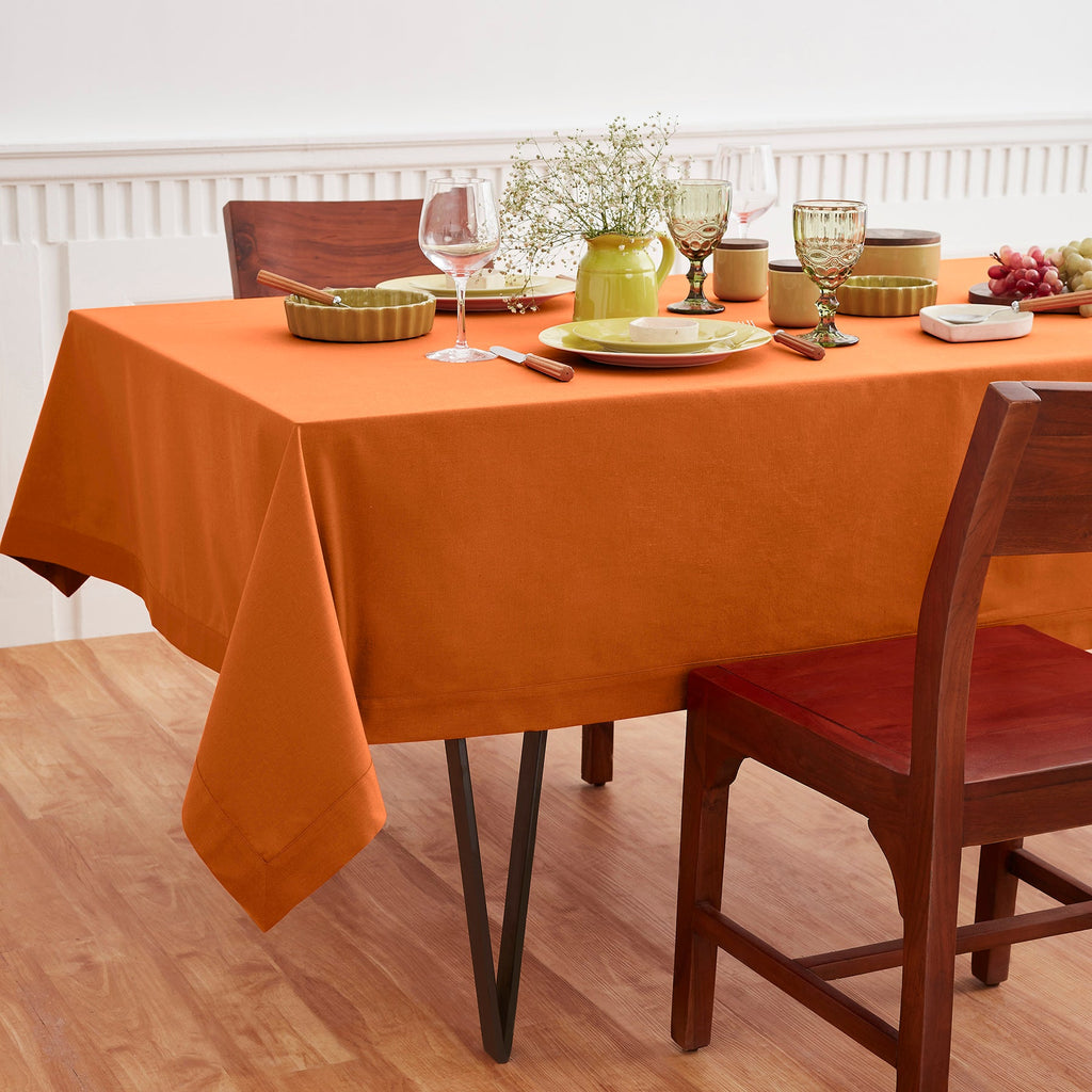Dru Cotton Linen Tablecloth