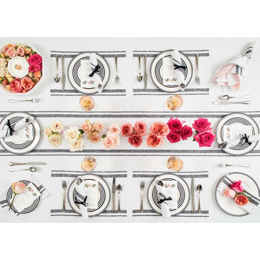 French Stripe Table Runner