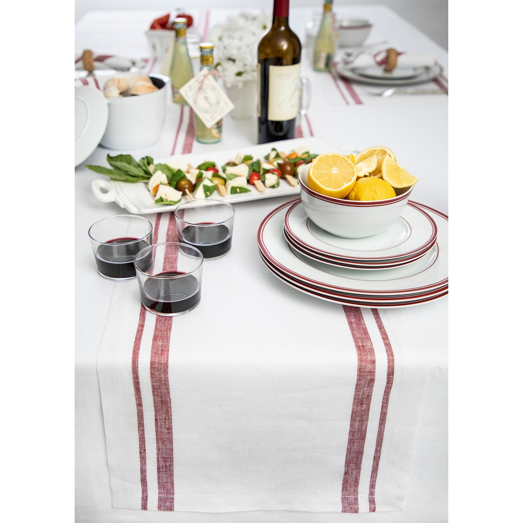 French Stripe Table Runner