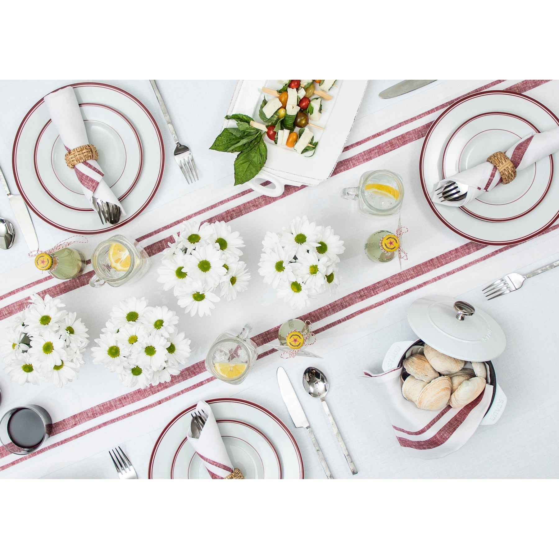French Stripe Table Runner