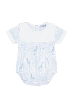 Blue Giraffe Print Bubble Blue