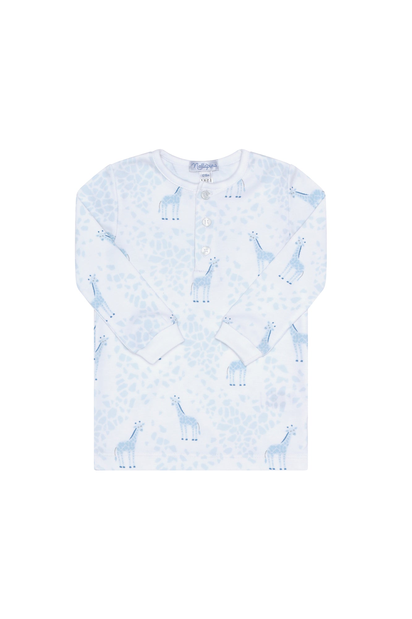 Blue Giraffe Print Pajama