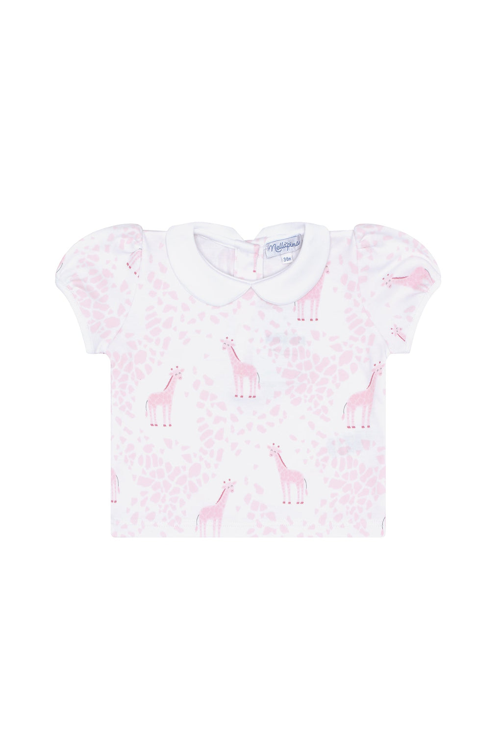 Pink Giraffe Print Diaper Cover Set